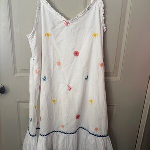 Cynthia Rowley 100% Cotton Sleepwear with beach embroidery